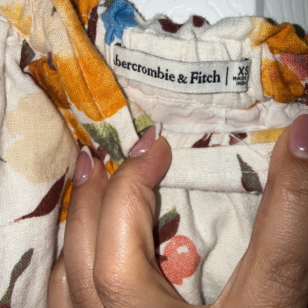 Abercrombie & Fitch Floral Two-Piece Crop Top & Skirt Set - Picture 2 of 4